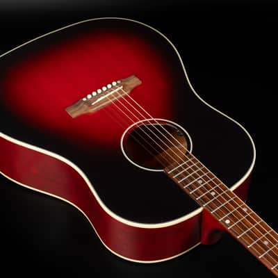 2021 Gibson Slash Signature J-45 - Vermillion Burst | USA All Solid Slope Shoulder Dreadnought Acoustic Guitar Guns N' Roses L.R. Baggs Pickup | CoA OHSC image 8