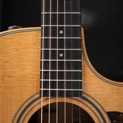Taylor 414ce Studio Grand Auditorium Acoustic/Electric Guitar - Natural with Gig Bag image 9