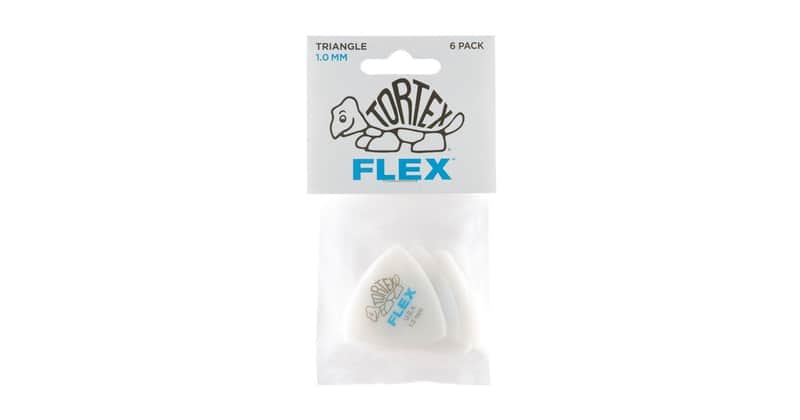 Get the legendary Tortex Flex Triangle by Dunlop