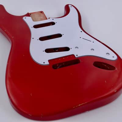 Nitro Lacquer Aged Reliced S-Style or T-Style Vintage Custom Guitar Body image 4