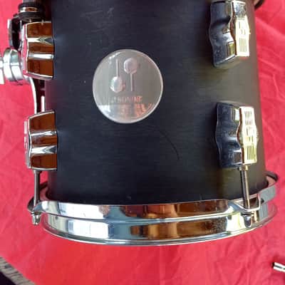 Sonor Force 2005 8" x 8" Full Birch Rack Tom (2005) - Matte/Wax Midnight Black image 2
