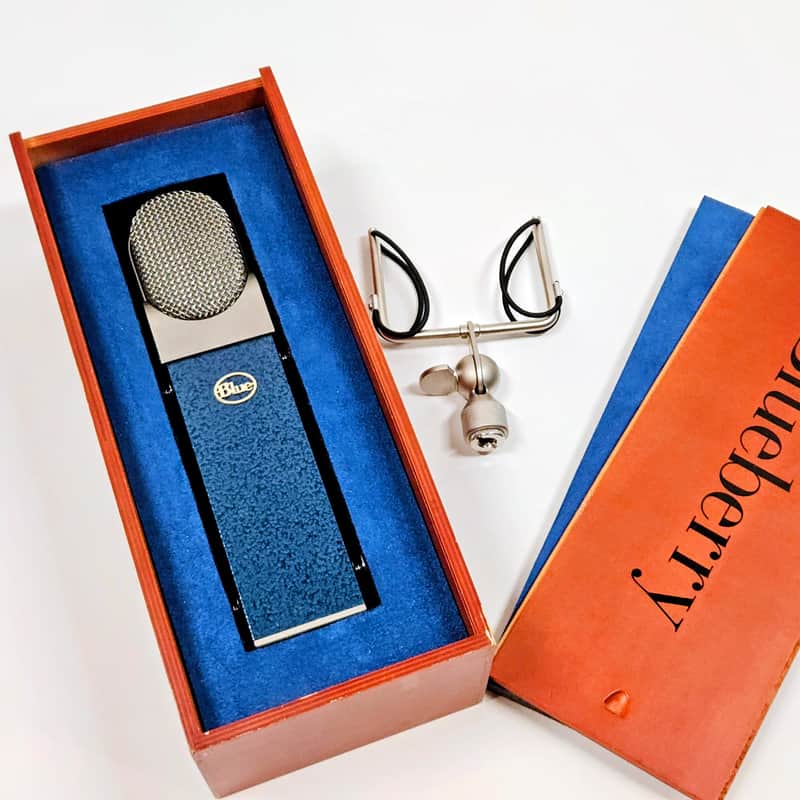 BLUE Blueberry Microphone + Shock Mount image 1