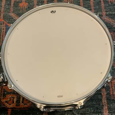 DW Collector's Series Brass 6.5 x 14 inch Snare Drum - Black Nickel image 6