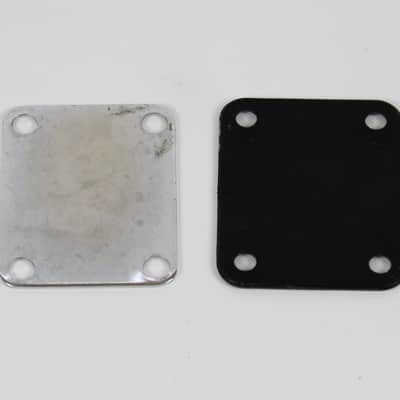1978 Vintage Fender Mustang/Jaguar/Jazzmaster Chrome Neck Plate USA 1970s image 3