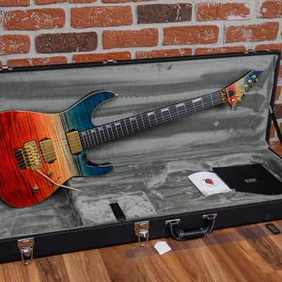 ESP Original Series M-II Custom FM FR Flame Maple Top Blue Red Gradation 2025 w/OHSC image 2