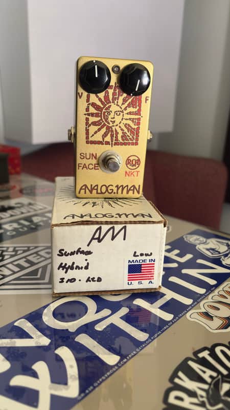 Analogman Sun Face RCA/NKT Germanium Fuzz - Gold image 1