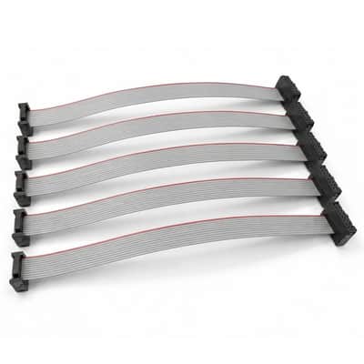 5Pcs set Eurorack Power Ribbon IDC Cable 10-16 Pin 25cm Length image 1