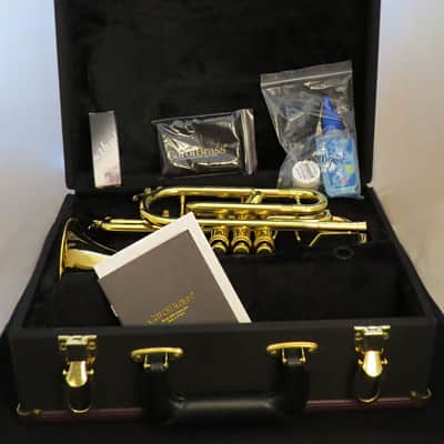 *Final Price* CarolBrass CCR-3880-GSS-Bb Lacquer Cornet Demo Stock Like New image 6
