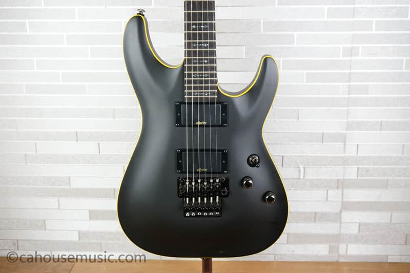 Schecter Demon-6 FR - Aged Black Satin image 1