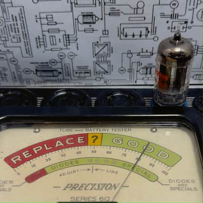 RCA 5687 Black Plate Matched Quad - 1960s NOS | Audio Driver image 15