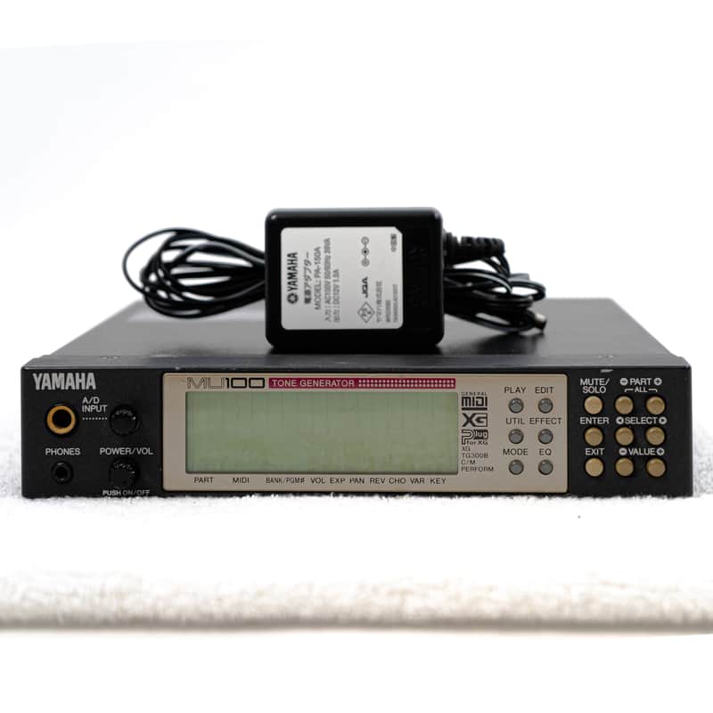 Yamaha MU100 Tone Generator XG Music Sequencer with Power Supply image 1