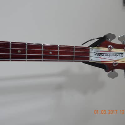 Rickenbacker 4001 cs [ chris squire limited edition] left hand 1996 cream yellow image 9