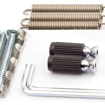 Schaller Stud Mount Vintage Tremolo, Roller Saddles – CHROME #3801 image 2