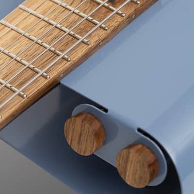 Verso Orbit Baritone 2024. - Dove Blue / Walnut - Sheet Metal Body w/ freely adjustable Magnetic Pickups SC1 Neck & HB2 Bridge - NEW. (Authorized Dealer) image 16