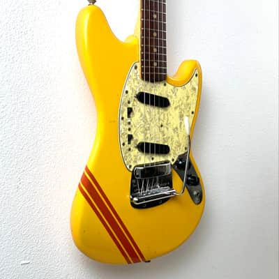 Fender Mustang "All Original " 1969 - Competition Orange w/ Matching Headstock image 8