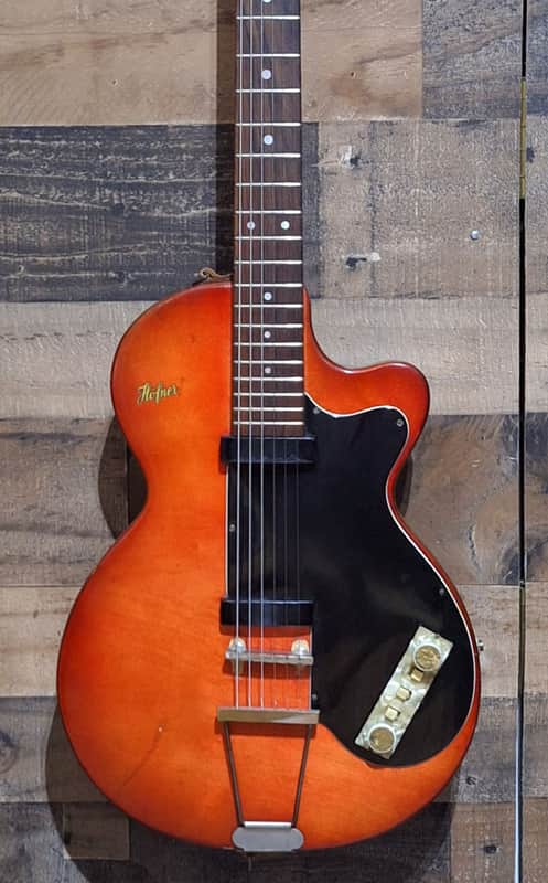 1959 Hofner Colorama II Model 444 - Original Chipboard Case -