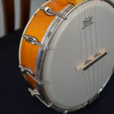 Gretsch Banjo Ukulele (Banjolele) Natural w/ Remo Head 2014 - Natural image 4