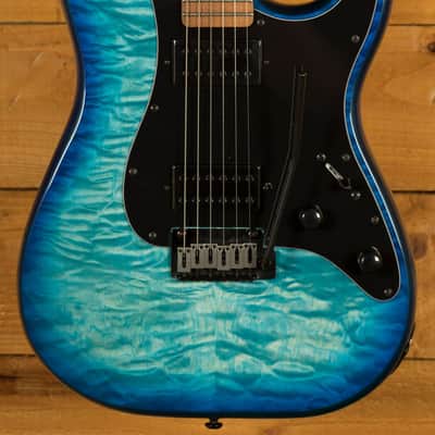 Schecter Traditional Pro - Roasted Maple - Transparent Blue Burst *B-Stock* image 1
