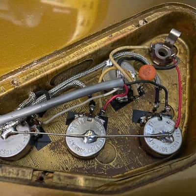 Vintage 1966 Gibson Firebird III Non-Reverse Refin Gold Triple P-90 image 9