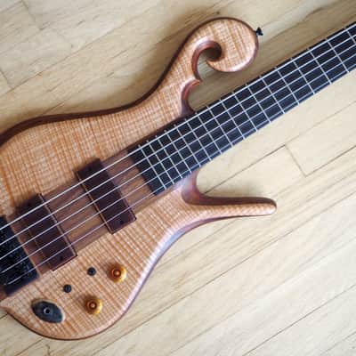 2015 Carl Thompson Custom 5 String Electric Bass Guitar Scroll Les Claypool image 1