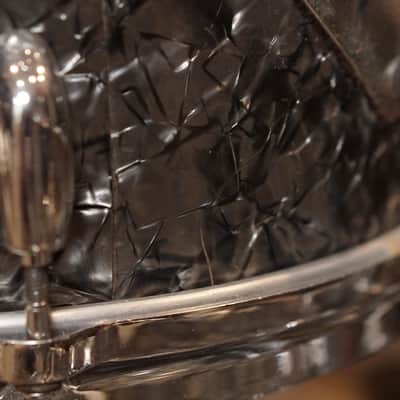 Gretsch 12/14/20/5.5x14" Round Badge Drum Set - 1960's Black Diamond Pearl image 17