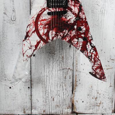 Dean Michael Amott Tyrant X Splatter Electric Guitar Custom Splatter Graphic image 1