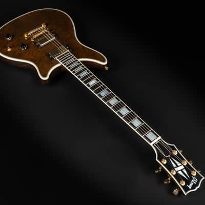 2017 Gibson Custom Shop Modern Double Cut Custom - DC Rust | USA Limited Edition 1 / 25 Apex Headstock "AAA" Quilt Top| CoA OHSC image 7