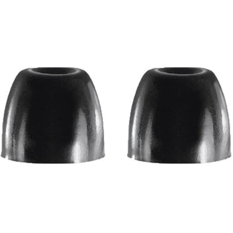 Shure EABKF1-10M | Medium Foam Sleeve Earbuds for SE Earphone Models Black, 1 PAIR image 1