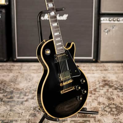 Gibson Custom Shop 1968 Les Paul Custom Reissue Electric Guitar - Ebony with Hardshell Case image 15