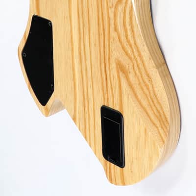 Agile 8 String Multi-Scale Fan Fret Chiral Nirvana 82730 RL MOD SS Reverse Blue Fade Headless Electric Guitar image 10