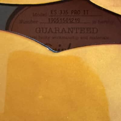 Epiphone ES-335 Pro 2012 - 2019 - Iced Tea image 8