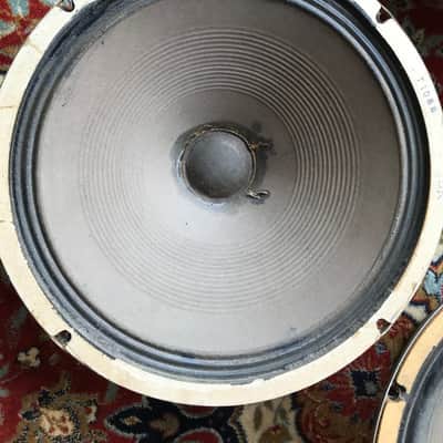 1966 Marshall 2x12 Pinstripe #1983 PA Column Cabinet Cab G12H T1281 image 17