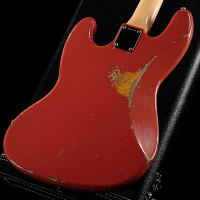 Fender Custom Shop MBS 1962 Jazz Bass Aged Fiesta Red 3-Tone Sunburst by Jason Smith [R135769] (01/06) image 7