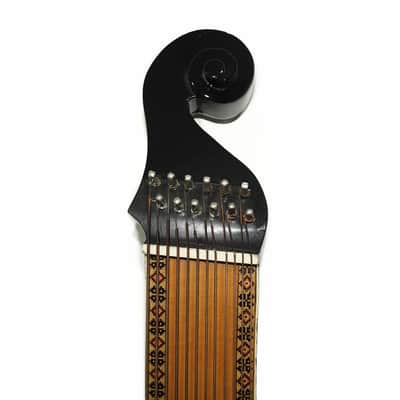 Rare Vintage Ukrainian Bandura with Levers 61 String Professional Folk Musical Instrument Authentic Amazing sound! image 4
