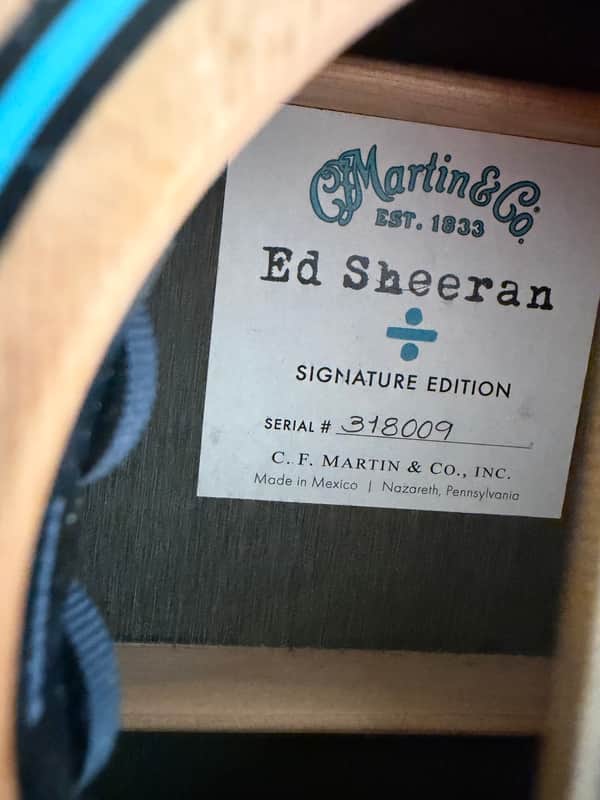 Martin LX1E Ed Sheeran Signature X 2015 - 2017 - Natural image 1