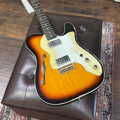 Berly T-Custom Thinline 2025 - 3-Tone Sunburst. NEW, (Authorized Dealer) image 4