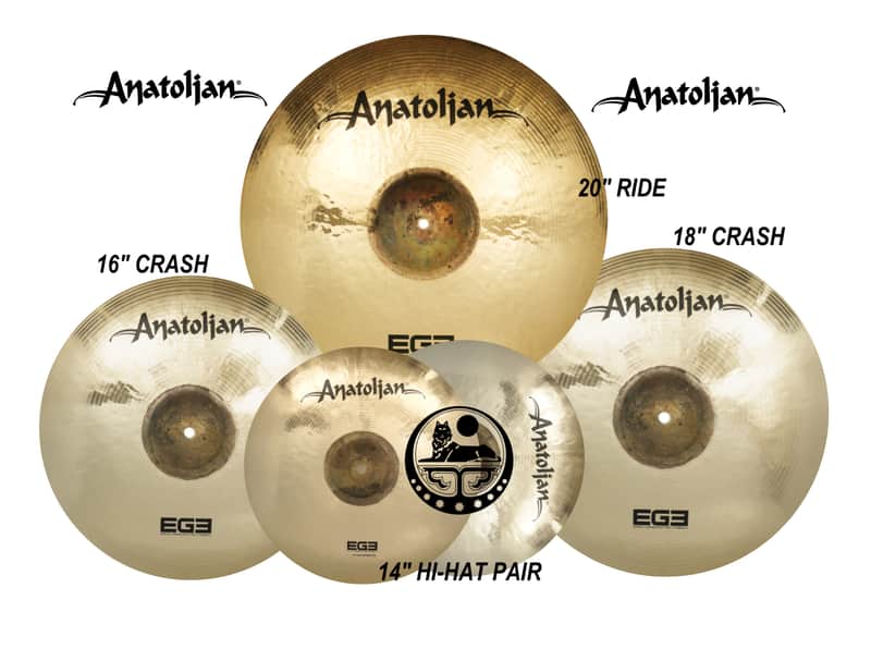 Anatolian Cymbals Ege Series Cymbal Pack Box Set 14-16-18-20-inch image 1