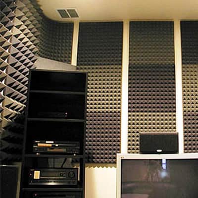 Arrowzoom New 12 pcs 20 x 20 x 5 cm Hemisphere Grid Acoustic Studio Foam Sound Absorption Panel image 6