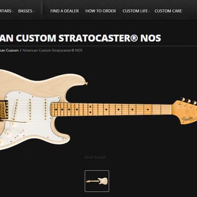 Fender American Custom Shop Stratocaster® NOS, 2A Flame Maple Fingerboard, Honey Blonde image 25