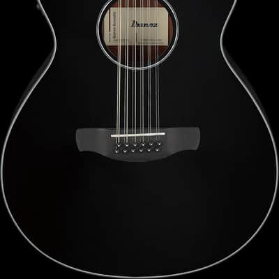 Ibanez AEG5012BK Acoustic Electric 12-String Guitar - Black (AEG5012BK) image 14