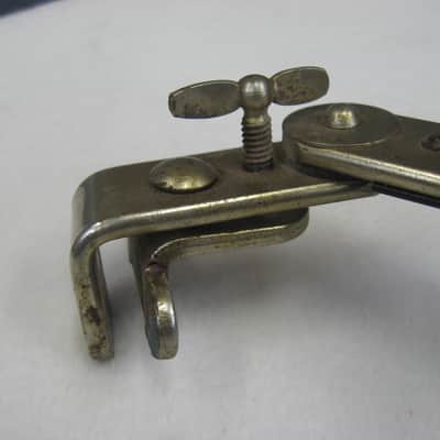 Leedy Bass Drum Hoop mounted Paddle Muffler (Lot4143U-5143) 40's/50's - Nickel Plated image 11