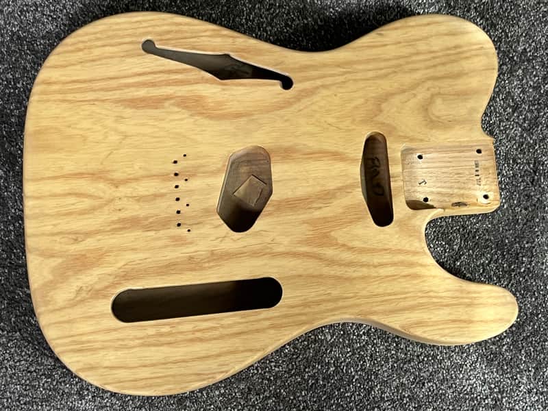 1997 G&L ASAT Thinline guitar body ash image 1