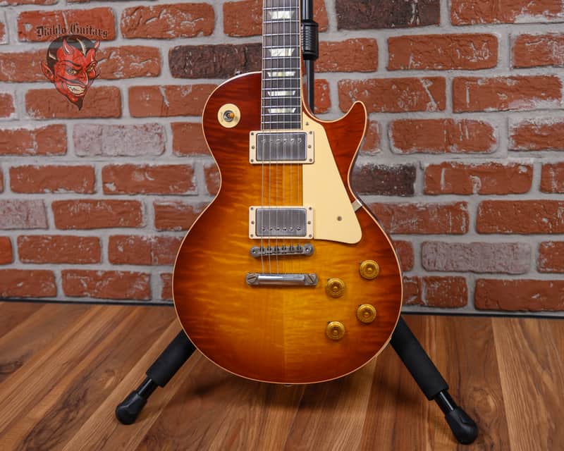Gibson Custom Demo Shop '59 Reissue Les Paul Standard Flame Maple Top Iced Tea Burst 2020 w/OHSC
