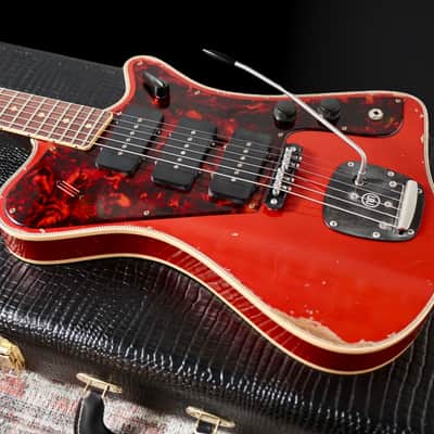 Castedosa El Halcón Baritone - 2025 - Aged, Trans Candy Apple Red. Ron Ellis JM Pickups. NEW, (Authorized Dealer) - image 9