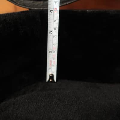 1990s 2000s Well Made Era TKL Guitar Hardshell Case Archtop Style 43X16X3 Grey Fuzzy Lining Fits Epiphone Gibson Eastwood 335 Dot Sheraton Casino image 8