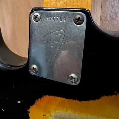 FENDER Stratocaster Custom shop Reissue 1969 reverse head Heavy relic image 7