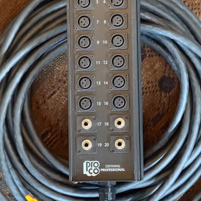 Pro Co SMA1604FBQ-50 SMA Series 16x4 Stage Snake with 1/4 inch Returns - 50 foot image 2