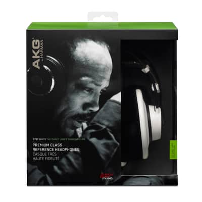 AKG Q701 White Quincy Jones Reference-Class Premium Headphones image 3