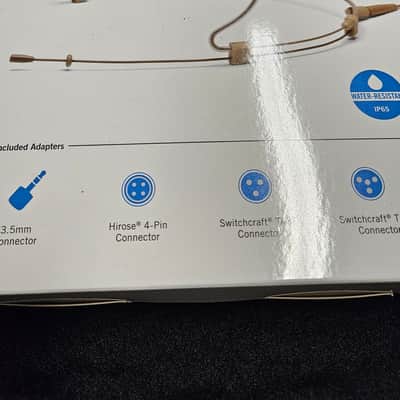 Samson DE50x Omnidirectional Micro-Miniature Headset Microphone 2020s - Beige image 1