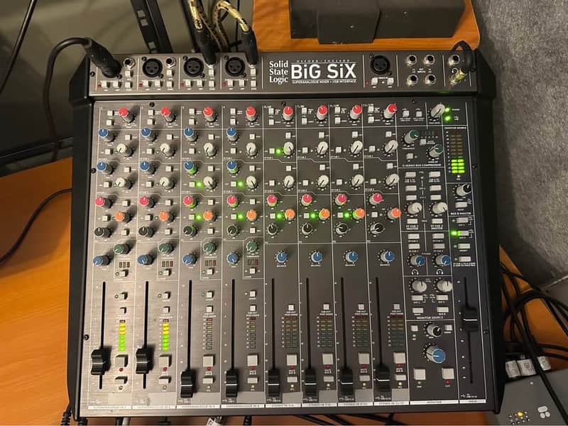 Solid State Logic BiG SiX 6-Channel Analog Mixer with InBuilt Audio Interface image 1